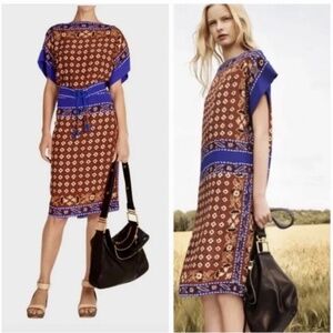 Chloe Silk Midi Handkerchief Dress Y2K 40